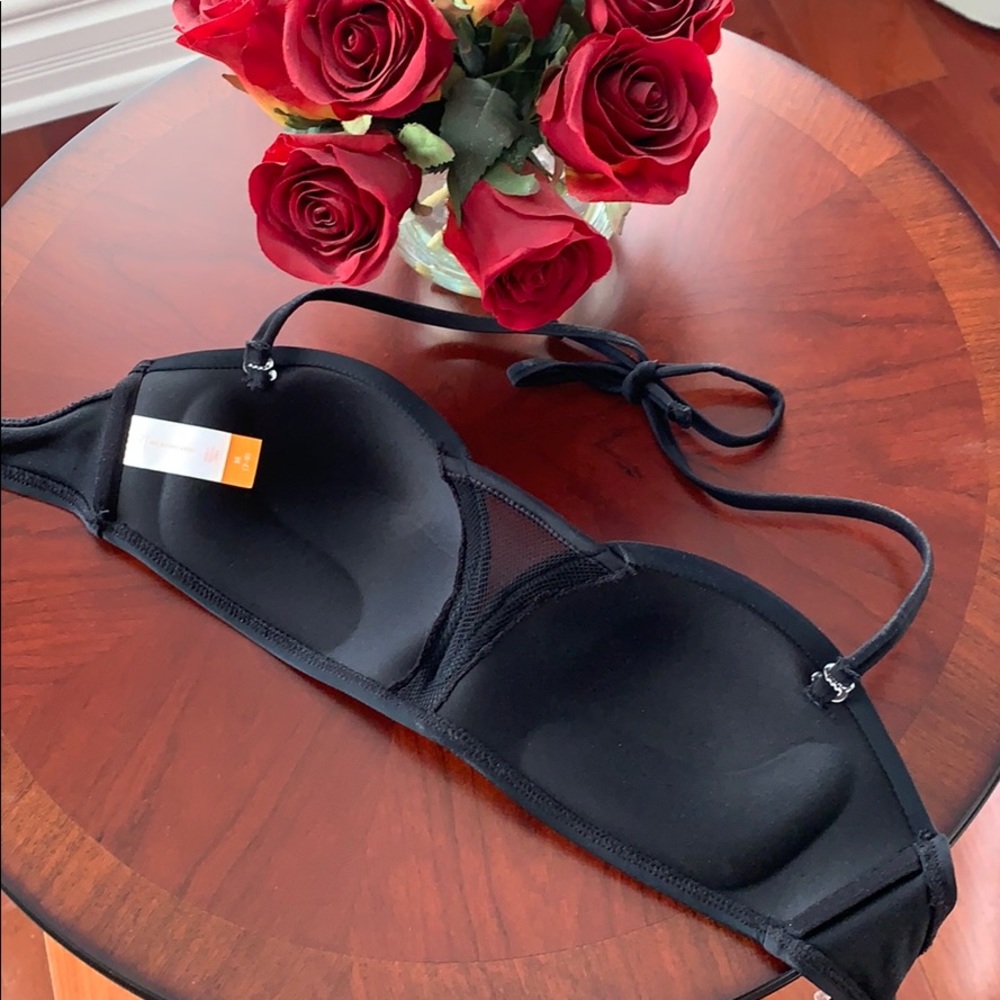 Black strapless bikini top - Picture 4 of 6